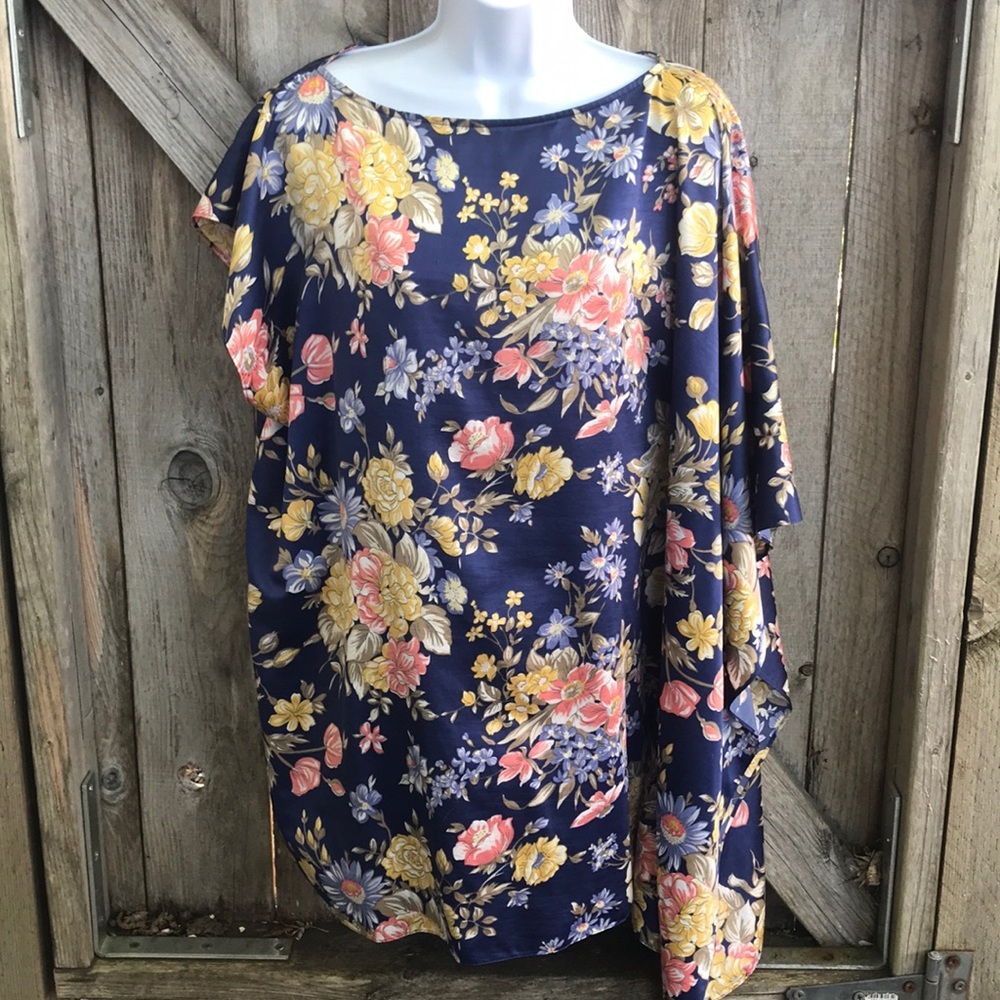 Karen Zambos Vintage Couture floral dress